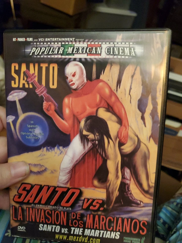 SANTO VS. LA INVASION OF LOS MARCIANOS - DVD IN SPANISH - STILL SEALED - Image 1 of 3