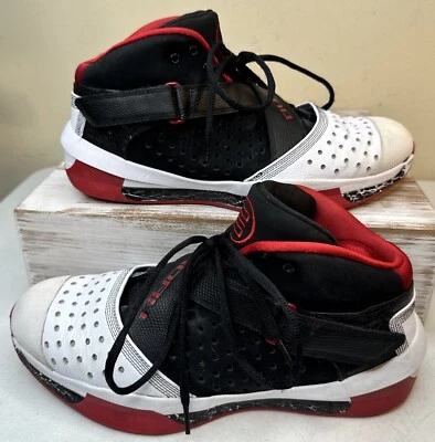 Nike Air Jordan Zapatos 2010 Equipo Exterior Negro Rojo Tenis 407744-101 Hombres Talla 11 Foto 1 de 4