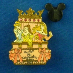 Princess Belle Cinderella Aurora Happiest Pin Celebration Jewels LE750 Pin 38395 - Picture 1 of 4