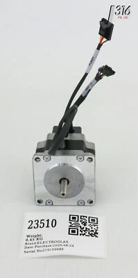 23510 ELECTROGLAS STEPPER MTR W/ ENCODER HEDS-5505 A06 (NEW) 259946-001 - Image 1 of 4
