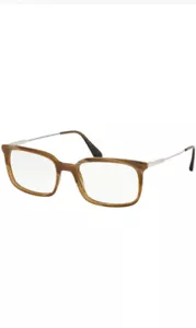 Autentici Occhiali Donna PRADA PR 16UV FHX1O1 CORNO CHIARO 55 - Foto 1 di 9
