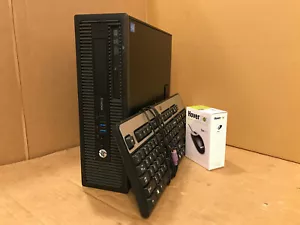 HP EliteDesk 800 G1 SFF - i5-4690 3.5GHz - 8GB RAM - 250GB SSD 500GB HDD Win 10 - Picture 1 of 12