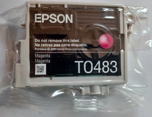 Tinta magenta genuina Epson 48 T0483 sellada caduca 04/2017 - Imagen 1 de 1