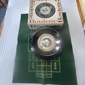 10" Baron Bakelite Roulette Wheel Original Box - Picture 1 of 7