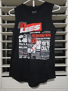 Guns N' Roses Lies Black Tank Top Sleeveless T-Shirt Bravado XS GNR Rock 50/50 - Bild 1 von 5