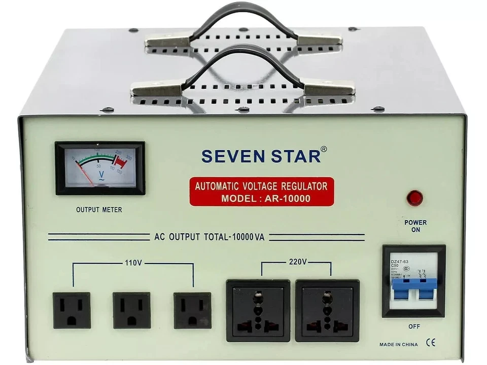 Seven Star AR-10000 Converter 10000W Stabilizer 220V 110V Transformer 10000 Watt - Image 1 of 4