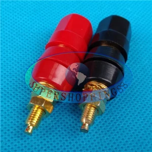2pcs new 5-WAY Speaker Cable TERMINAL BINDING POST - Picture 1 of 6