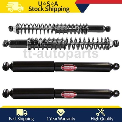 Front Rear Monroe Shocks For Ford F-250 4WD 5.0L 1996 1995 1994 1993 1992 - Image 1 of 4