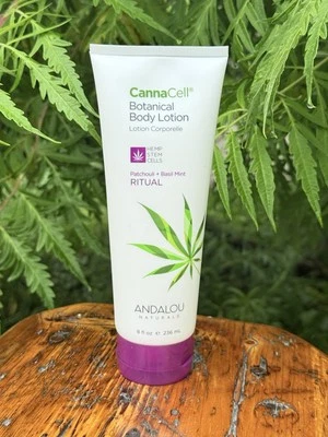 Andalou Naturals CannaCell Botanical Body Lotion 8.5oz Hemp Stem Cell NWT - Image 1 of 2
