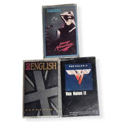 Van Halen, Scorpions And Bad English Vintage Cassette Lot 90's TESTED Pre-owned - Image 1 of 3