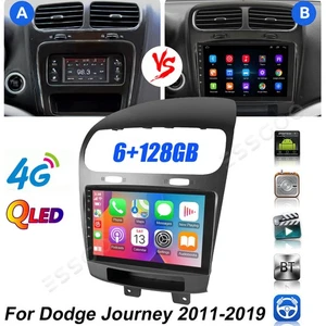 For 2012-2019 Dodge Journey Car Stereo QLED Radio Player GPS Android 15 Carplay - Picture 1 of 13