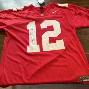 Ohio State Buckeyes Nike Football Jersey Mens Size XL #12 Autographed Zwick - Picture 1 of 8