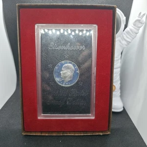 1971-S Eisenhower 40% Silber Dollar Münze in Box - Bild 1 von 2