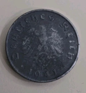 Deutsche Münze 10 Reichspfennig 2. Weltkrieg (Zink, 1941) - Bild 1 von 2