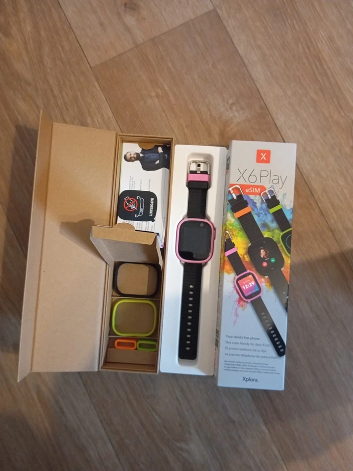 Xplora X6 Play eSIM Smartwatch für Kinder mit GPS-Tracker & SOS-Tasteleistungsst - Bild 1 von 1
