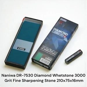 Naniwa DR-7530 Diamond Whetstone 3000 Grit Fine Sharpening Stone 210x75x16mm - Picture 1 of 3