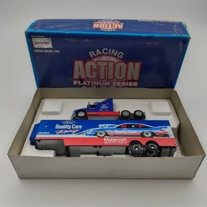 RARE 1995 FORD QUALITY CARE, RACING MOTOR QUALITY 1/64 ACTION NASCAR TRANSPORTE - Bild 1 von 6
