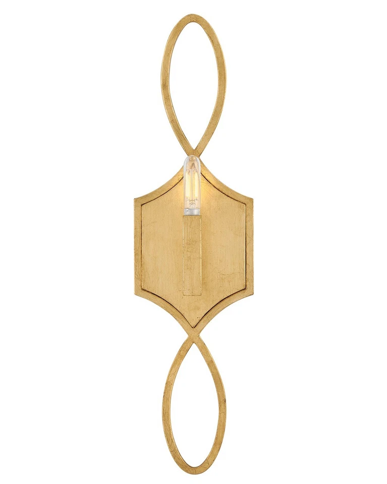 Distressed Brass LED Wall Sconce from the Leona Collection - Image 1 of 1