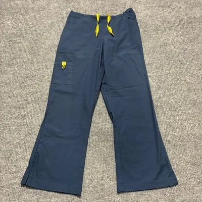 Pantalones Médicos Wonder Wink Para Mujer Talla SP Azul Tirar con Cordón Bolsillos Carga Foto 1 de 4