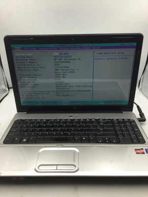 HP G61 - BOOTS TO BIOS / BAD LCD - AMD ATHLON II - 3GB RAM - 16" - READ DESC -BB - Image 1 of 4