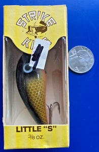 NEU NOS Strike King Little S Vintage Squarebill Crankbait Köder BILL DANCE 3/8OZ. - Bild 1 von 6