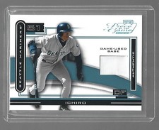 ICHIRO  2003 Playoff Piece Of The Game  #POG-40  GU BASE RELIC PLATINUM  06/25