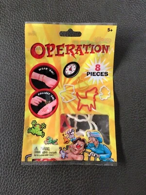Hasbro Googly Bands Operation Rubber Bands (8 Pieces) silly New - Image 1 of 2