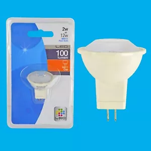 10x 2W MR11 LED Lamp, Long Life Light Bulb, Ultra Low Energy, Instant On, Pearl - Picture 1 of 1