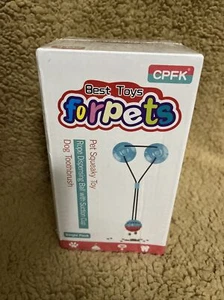 CPFK Best Toys For Pets Dog Squeaky Teething Suction Cup Rope Chew Toy New - Picture 1 of 5