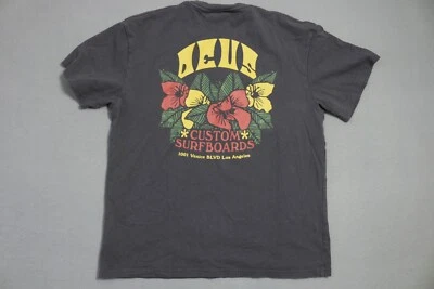 Deus Ex Machina Shirt Mens Medium Black Surf Boards Customs - Image 1 of 4