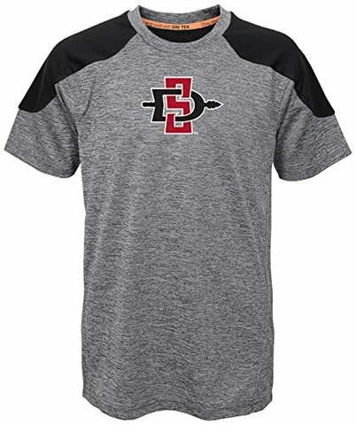 NCAA San Diego State Aztecs Boys  Outerstuff Gamma Short Sleeve Performance T Cover