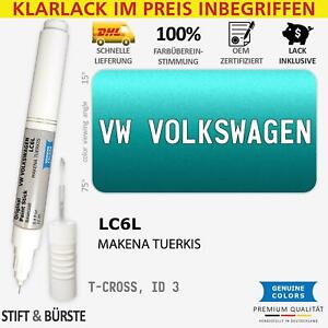 LC6L MAKENA TUERKIS Aqua Lackstift für VW VOLKSWAGEN 0Z C6L T CROSS ID 3 Kratze