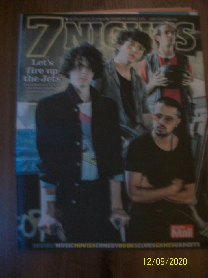 Seven 7 NIGHTS April 26 2020 The MYSTERY JETS Front Cover Sunday Mail - Image 1 of 1