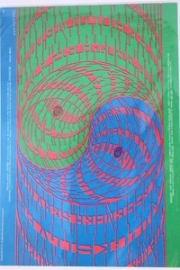 FAMILY DOG FD-68 AVALON BALLROOM 1967 QUICKSILVER MESSENGER SERVICE POSTCARD 548 - Picture 1 of 4