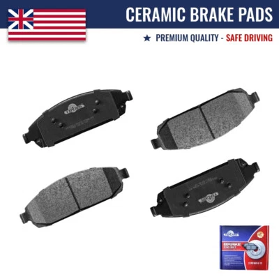 4PCS Front Ceramic Brake Pads for 2005 - 2008 2009 2010 Jeep Commander Cherokee - Image 1 of 4