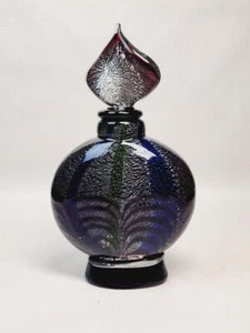 Dale Tiffany Black Widow Glass Perfume Bottle - Multicolor - Picture 1 of 8