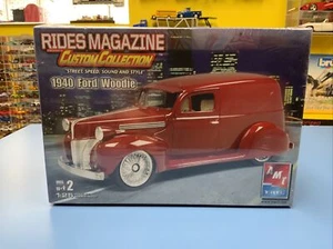 AMT ERTL 1940 FORD WOODY RIDES MAGAZINE CUSTOM COLLECTION “NEW" - Picture 1 of 4