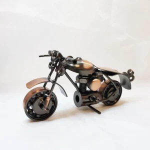 Handarbeit Muttern Schrauben Altmetall Kunst Motorrad Modell Sammlung Motorrad Basteln - Bild 1 von 24