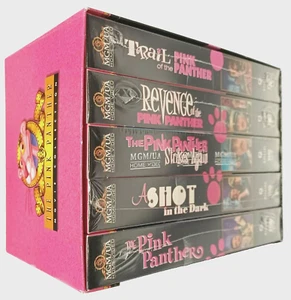 The Pink Panther 1997 VHS Factory Sealed 5 Movie Lot Box Set Collection - Picture 1 of 6