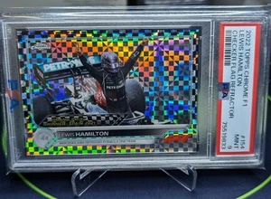 Lewis Hamilton - 2022 Topps Chrome F1 Checker Flag Refractor - PSA 9 Mercedes - Bild 1 von 4