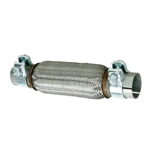 Tubo flexible pieza flexible pieza flexible tubo de escape flexible 50 x 200 mm con 2 x abrazaderas - Imagen 1 de 4
