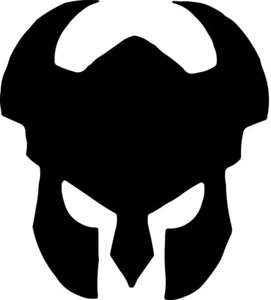 Krieger Helm Vinyl Aufkleber Abziehbild Wikinger Ritter Mittelalter - Größe & Farbe wählbar - Bild 1 von 2