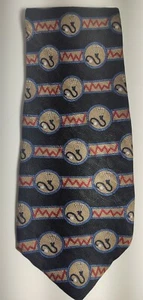 Vicky Davis Men's Heart Throb Print 100% Imported Silk Neck Tie - Picture 1 of 5