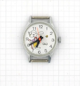 Vintage wind-up White Rabbit Character Watch for Parts or Repair by Q&Q - Picture 1 of 2