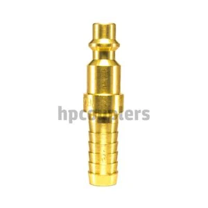 Foster 17-3B 3/8" ID Hose Barb X 1/4" Industrial Plug Brass Air Fitting - Picture 1 of 3