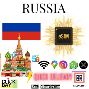 [eSIM] Russie Voyage e-SIM Données 4G/5G Haute Vitesse pendant 30 Jours (Données uniquement). - Photo 1 sur 7