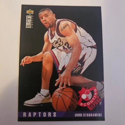 1995-96 UD Collctor's Choice Players Club Damon Stoudamire #346 RC Rookie - Image 1 of 2