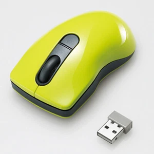 Elecom MICRO GRAST SWITCH wireless kabellos Maus mit Eco Button, grün NEU + OVP - Bild 1 von 1