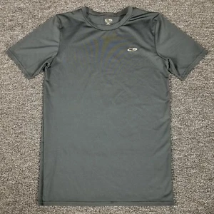 Champion Shirt Boys XL Black Athletic Fit Gym Crew Neck Stretch Basketball Tee - Picture 1 of 9