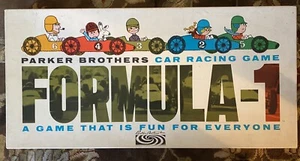 Formula 1 Vtg Board Game Parker Brothers Car Racing Game 1963 Cool! - Picture 1 of 6